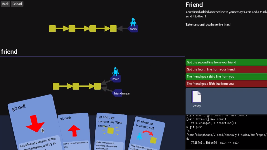 Git Good, By Playing a Gamified Version of Git