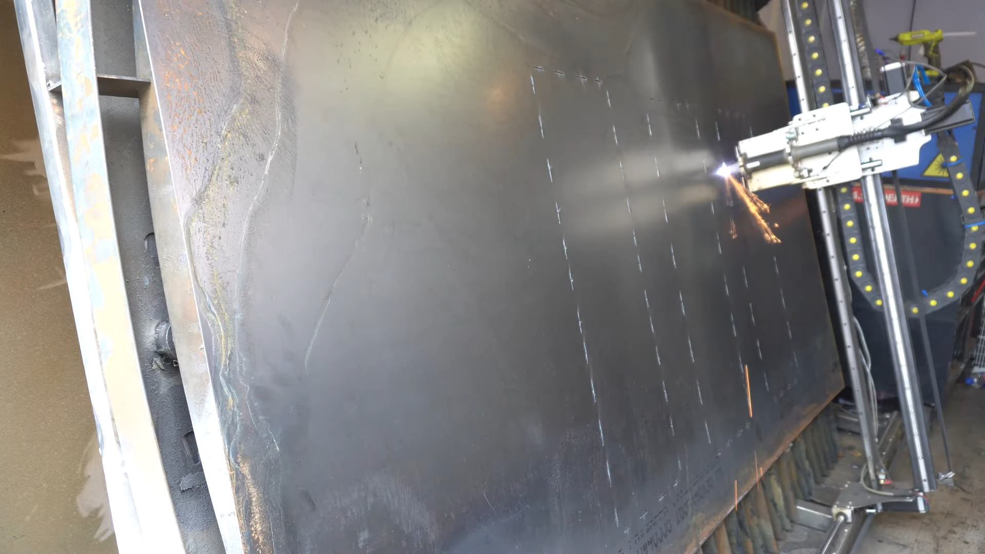 Electromagnets Make Vertical CNC Cutter a Little Stickier