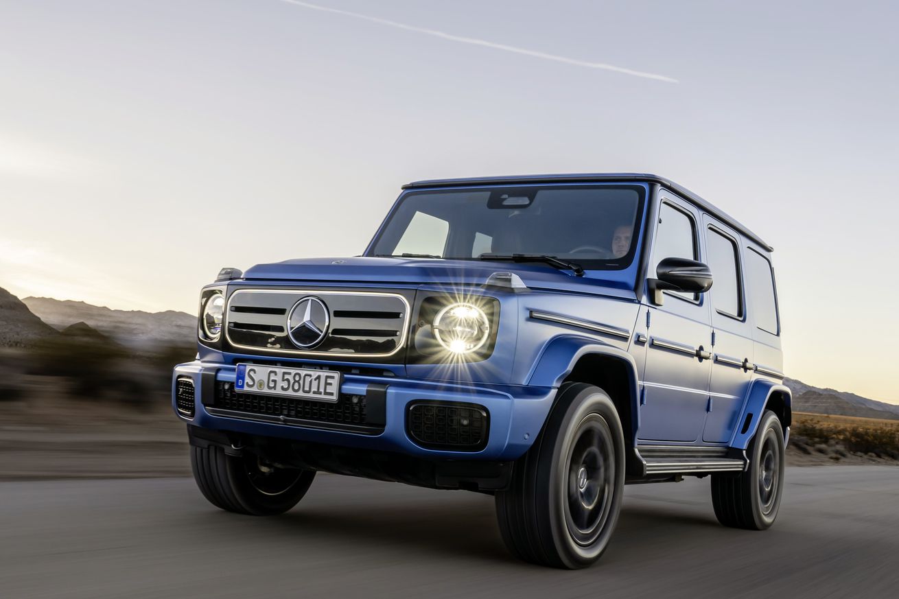 The Mercedes G-Wagen, the ultimate off-road status symbol, goes electric