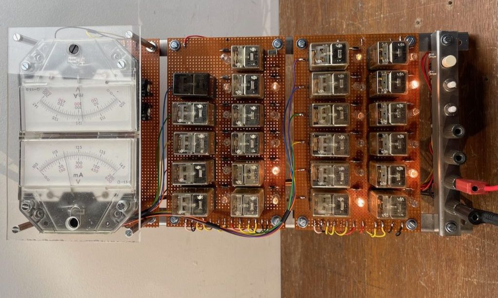 A Clock Made Out of Electromechanical Relays