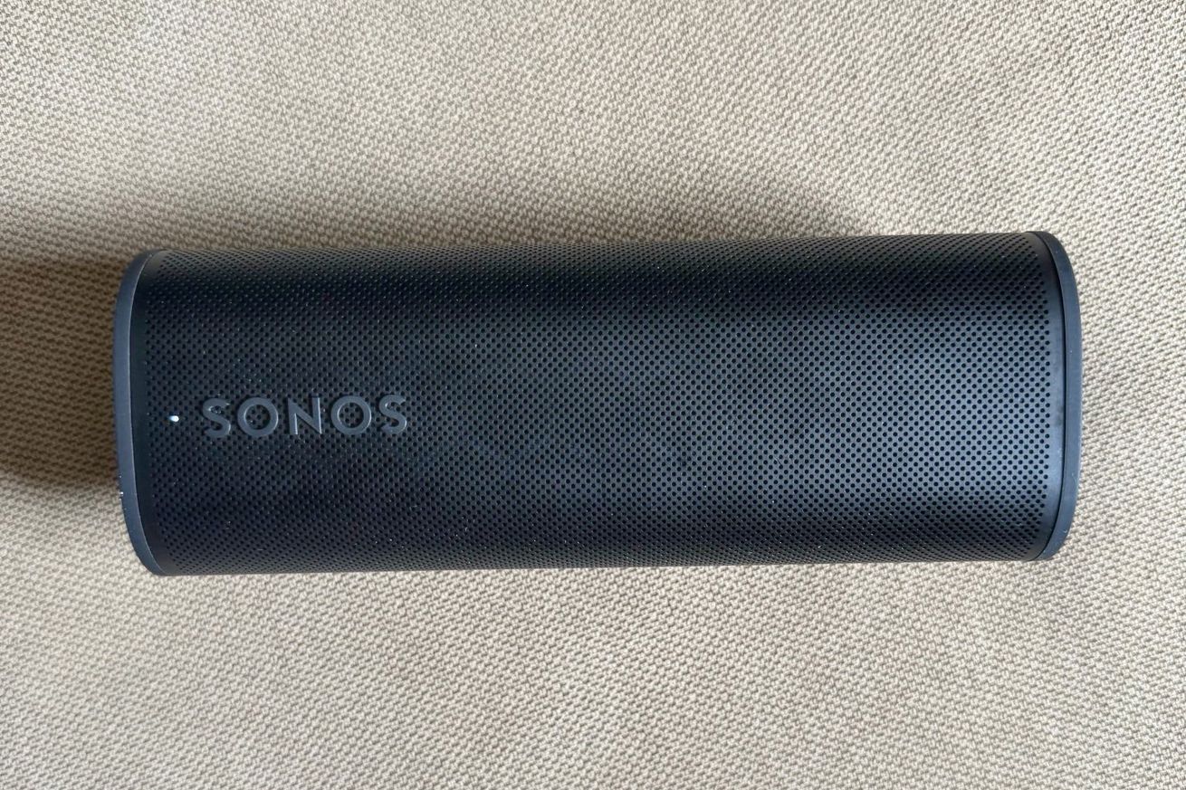This is the Sonos Roam 2 portable speaker