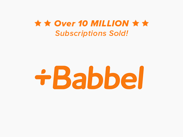 For one day, get a lifetime of Babbel Language Learning access at one of the year’s best prices.