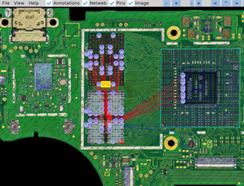 Mapping the Nintendo Switch PCB