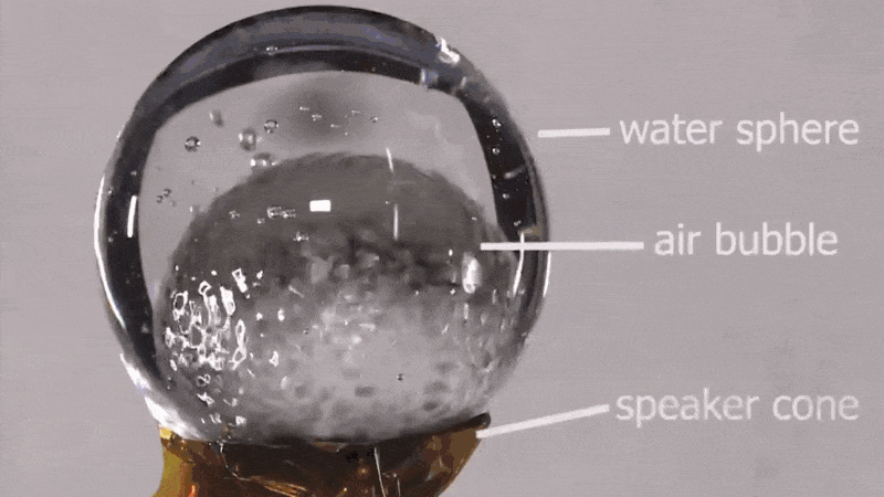 Sound and Water Make Weird Vibes in Microgravity