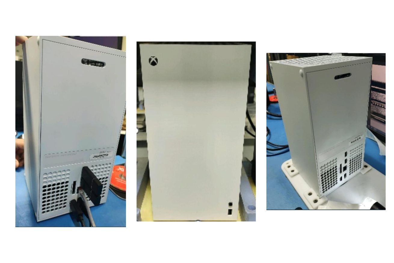 Leaked images reveal Microsoft’s white disc-less Xbox Series X console